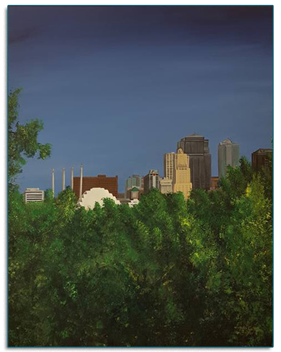 One Park Place View of KC Skyline